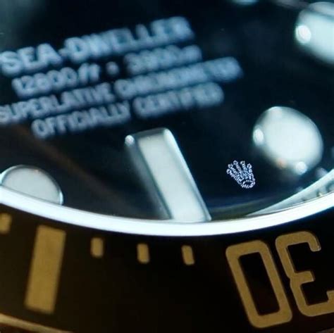 rolex logo on sapphire glass